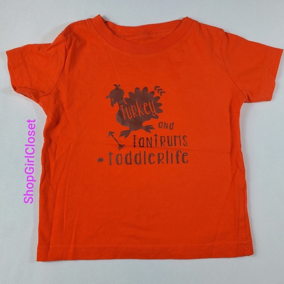 #ToddlerLife Turkey & Tantrums Tee 12M